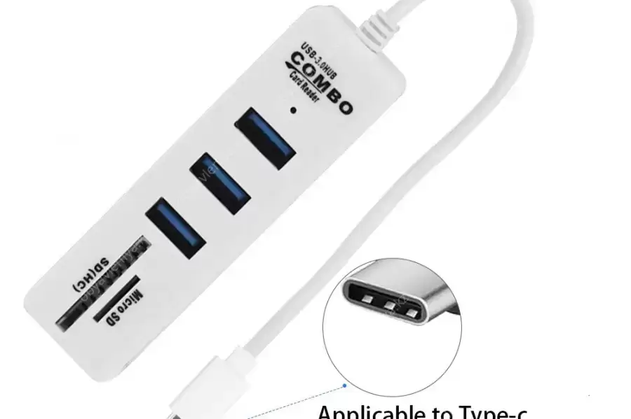 Продам картридер – USB Type C хаб на 3 USB-порта