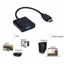 Конвертер Адаптер HDMI VGA переходник видео