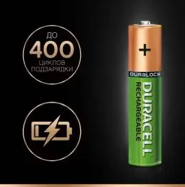 Аккумулятор Duracell Ni-MH AAA HR03 850mAh 1шт