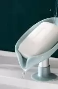 Лепесток мыльница для ванной на присосках со сливо