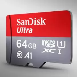 Карта памяти SanDisk Ultra A1 microSDXC 64GB