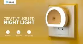 Ночник LED + двойное USB зарядное устройство