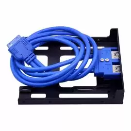 Двухпортовый хаб USB 3.0 на переднюю панель в отсе