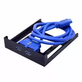 Двухпортовый хаб USB 3.0 на переднюю панель в отсе
