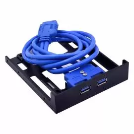 Двухпортовый хаб USB 3.0 на переднюю панель в отсе