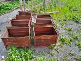 Тара, ящики, мульды, металлические 620х420х420мм Тара, ящики, мульды, металлические 620х420х420мм