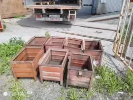 Тара, ящики, мульды, металлические 620х420х420мм Тара, ящики, мульды, металлические 620х420х420мм