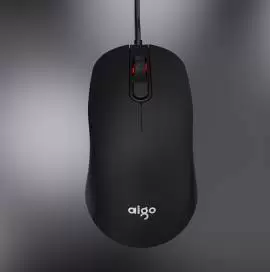 Бесшумная мышь проводная Aigo 4D USB мышка компьют