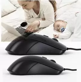 Бесшумная мышь проводная Aigo 4D USB мышка компьют
