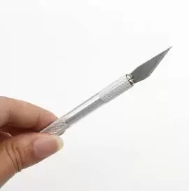 Нож скальпель инструмент с набором 9 шт. сменных л