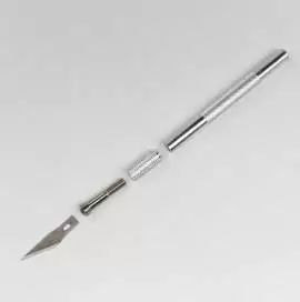 Нож скальпель инструмент с набором 9 шт. сменных л